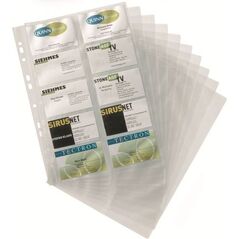 Durable Wkłady do wizytowników Visifix 2384 i 2388 10szt. przezroczyste (2389-19) 709936 4005546250236