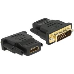 Adapter AV Delock HDMI - DVI-D czarny (65466) 725251 4043619654666
