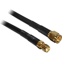 Kabel Delock Antenowy (F) 10m czarny (88445) 760516 4043619884452