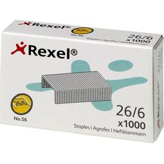 Rexel Zszywki 26/6, 1000 szt. (06131) 716387 5010255061317