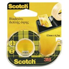 Scotch Taśma klejąca dwustronna 12mm 6.3m na podajniku (SC5006) 710509 21200593031