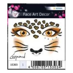 Herma Naklejka do zdobienia twarzy Leopard - 15303 788375 4008705153034