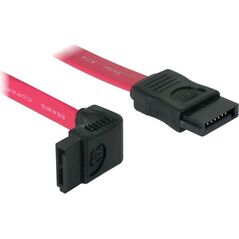 Delock SATA - SATA, 0.3m, Czerwony (84249) 792754 4043619842490