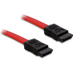 Delock SATA - SATA, 0.3m, Czerwony (84247) 792672 4043619842476