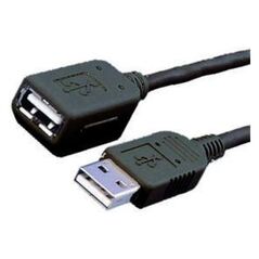 Kabel USB MediaRange USB-A - USB-A 1.8 m Czarny (MRCS154) 819354 4260283117123