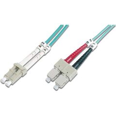 Digitus Patchcord światłowodowy, OM4, LC-SC, 3m (DK-2532-03-4) 798750 4016032308935