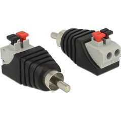 Adapter AV Delock Terminal Block czarny (65566) 792726 4043619655663