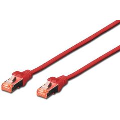 Digitus Patchcord krosowany, S/FTP, Cat6, 2m, czerwony (DK-1644-020/R) 798407 4016032321781