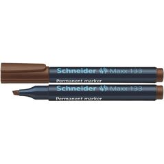 Schneider Marker permanentny SCHNEIDER Maxx 133, ścięty, 1-4 mm, brązowy (4004675038616) 859863 4004675038616
