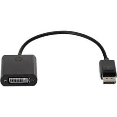 Adapter AV HP DisplayPort - DVI-D czarny (F7W96AA) 804986 888182296691