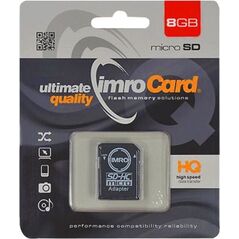 Karta Imro MicroSDHC 8 GB Class 4  (T_0004028) 923525 5902768015027