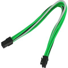 Nanoxia PCIe 8-pin - PCIe 8-pin, 0.3m, Zielony (NX8PE3EGWS) 933875 4260285295911