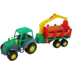 Polesie Traktor z naczepą z drewnem w siatce - 35370 902888 4810344035370