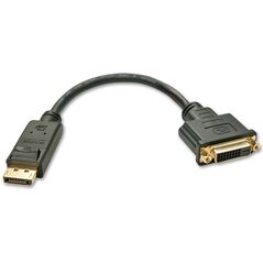 Adapter AV Lindy DisplayPort - DVI-D czarny (41004) 943055 4002888410045