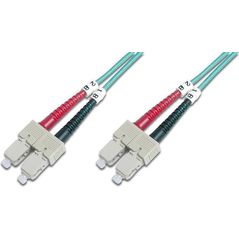 Digitus Patchcord światłowodowy SC/SC duplex MM 50/125 OM3 1m (DK-2522-01/3) 929496 4016032248538