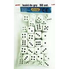 Adamigo Kości do gry 50 szt. - G-6410 - G-6410 1034406 5902410006410