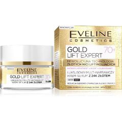 Eveline Gold Lift Expert 70+ Krem-serum multi-naprawczy na dzień i noc 50ml 1034578 5901761941968