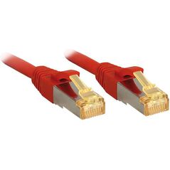 Lindy RJ-45/RJ-45 kat.7 Czerwony 0.5m (47291) 1034730 4002888472913