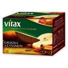 Vitax HERBATA VITAX GRUSZKA&CYNAMON 15 TOREBEK W KOPERTKACH 6619762 1035141 5900175419766