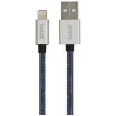 Kabel USB Holdit USB-A - Lightning 1 m Granatowy (612663) 1065594 7330985126635