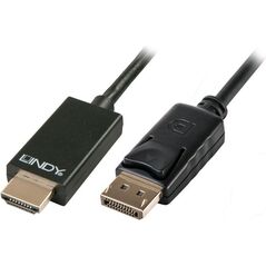 Kabel Lindy DisplayPort - HDMI 2m czarny (41717) 1076441 4002888417174