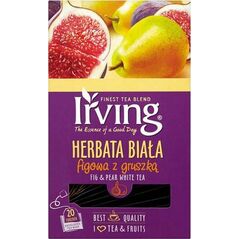 Irving HERBATA BIAŁA FIGOWA Z GRUSZKĄ 20 KOP. IRVING ( 1,5 G X 20 TOREBEK) 970382 948098 5907516866890