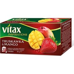 Vitax HERBATA VITAX INSPIRATIONS TRUSKAWKA&MANGO 20 TOREBEK 6643110 948399 5900175431102