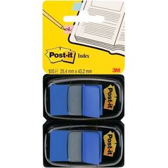 3M Zakładki indeksujące POST-IT® (680-B2EU), PP, 25x43mm, 2x50 kart., niebieskie - 051141920603 950439 51141920603