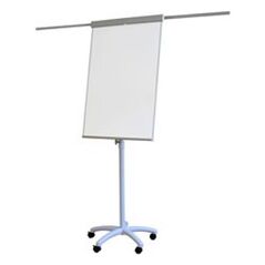 Flipchart Memoboards FLIPCHART SUCHOŚCIERALNO-MAGNETYCZNY MOBILNY Z DWOMA RAMIONAMI PROFESSIONAL 105X68XH220CM  (FM10M) 956678 5902198793465