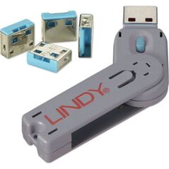 Lindy Zestaw 4 blokerów USB z kluczem (40452) 982840 4002888404525