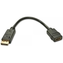 Adapter AV Lindy DisplayPort - HDMI czarny (41005) 945266 4002888410052