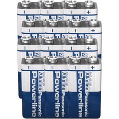 Panasonic Bateria Powerline 9V Block 12 szt. 1079224 5410853033738
