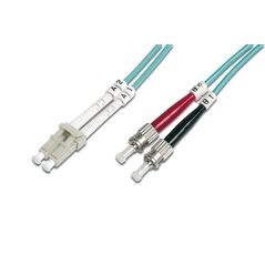 Digitus Patchcord światłowodowy, LC/ST, MM, 2m, OM3 (DK-2531-02/3) 1115165 4016032249283