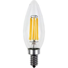 Omega LED Bulb Filament Candle E14, 4W, 2800K 1121598 5907595435529