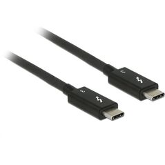 Kabel USB Delock USB-C - 1 m Czarny (84845) 1139789 4043619848454