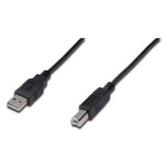 Kabel USB Digitus USB-A - USB-B 0.5 m Czarny (AK-300105-005-S) 1206437 4016032299288