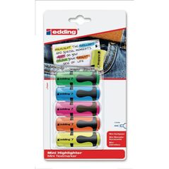 Edding Zakreślacz mini 5 sztuk ( 7/5-BL ED) 1243361 4004764958795