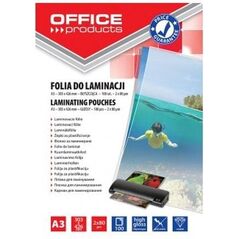 Q-Connect Folia do laminowania A3 bĹ‚yszczÄ…ca transparentna 100 sztuk 1249755 5901503679227