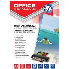 Q-Connect Folia do laminowania A5 bĹ‚yszczÄ…ca transparentna 100 sztuk 1249756 5901503679104