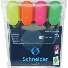 Schneider ZakreĹ›lacz Job 4 sztuki mix kolorĂłw 1249964 4004675015006