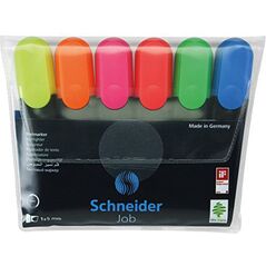 Schneider ZakreĹ›lacz Job 6 sztuk mix kolorĂłw 1249965 4004675021359