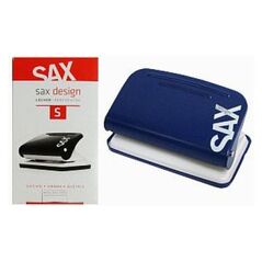 Dziurkacz SAX 218 12 kartek Niebieski (WIKR-987643) 1250133 9014400190545