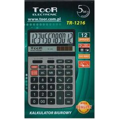 Kalkulator Toor Electronic Kalkulator 12-pozycyjny TR-1216 1295479 5903364217495