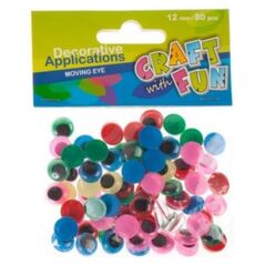 Craft with Fun Ruchome oczka 12mm 290110 1310169 5907604658604