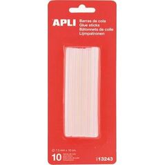 Wkłady klejowe Apli 7.5 mm x 100 mm przezroczyste 10 szt. 13243 1358283 8410782132431
