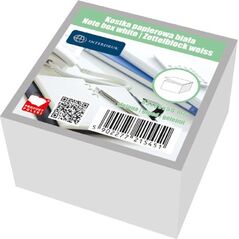 Interdruk Kostka papierowa biała 85x85x50 mm klejona 1358454 5902277215451
