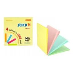 Stickn Notes samoprzylepny Magic Pad Pastel mix 4 kolory (155269) 1411389 4712759215746