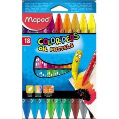 Maped Kredki Colorpeps pastele olejne 18 kolorów (175496) 1465624 3154148640110