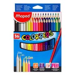 Maped Kredki Colorpeps trójkatne 36 kolorów (205577) 1465627 3154148320173