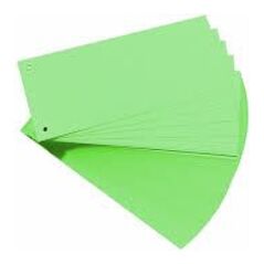 Herlitz Przekładki 1/3 A4 kartonowe zielone Eco 100szt. (214763) 1466132 4008110314792
